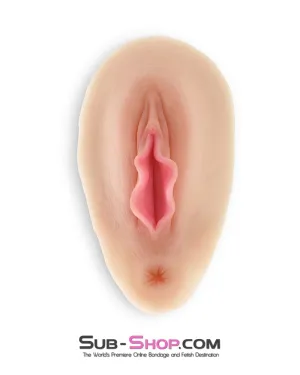 0831DL  Realistic Silicone Feminizing Prosthetic Sissy or Crossdresser Vagina