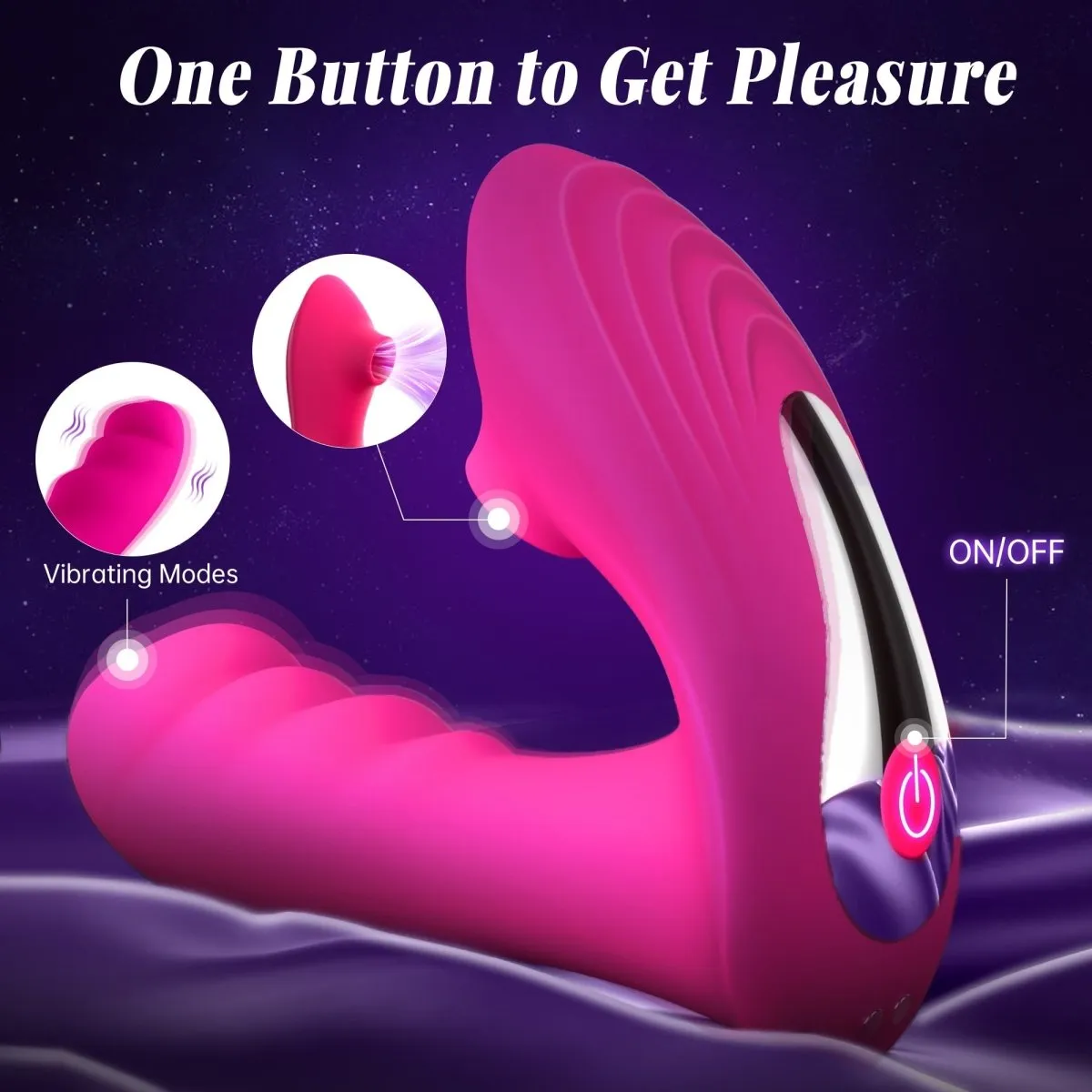 10 Sucking Modes G-Spot Stimulation Wearable Sucking Vibrator