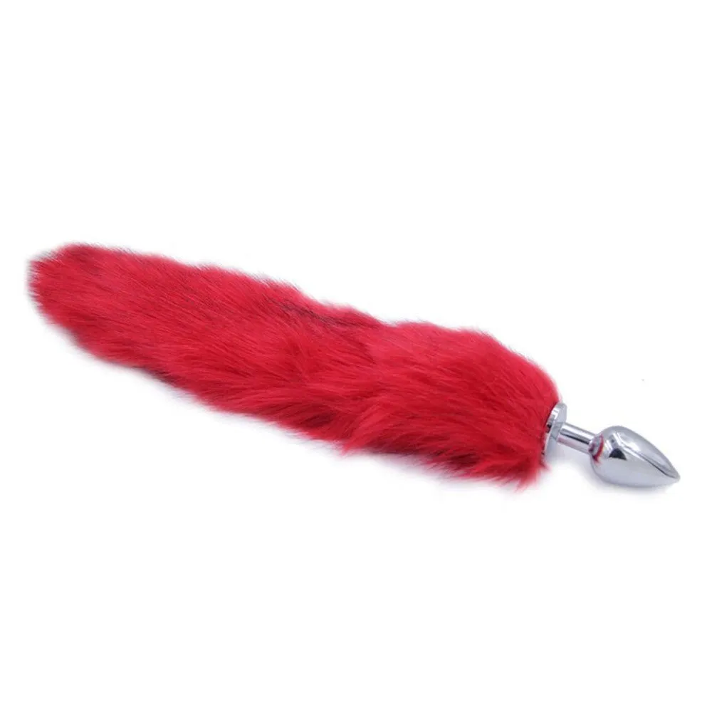 14 6 Colors Fox Tail Metal Plug