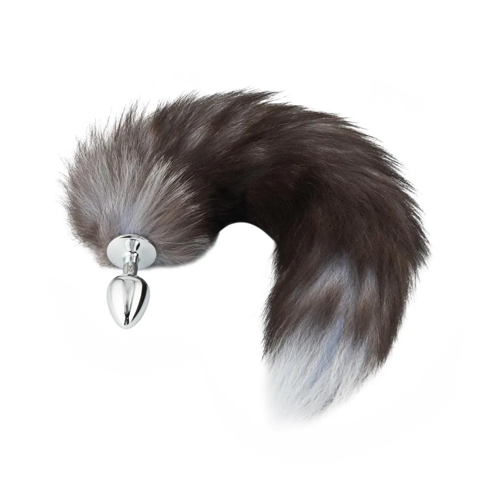 14 6 Colors Fox Tail Metal Plug