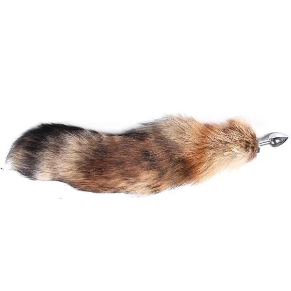 14 Brown Cat Tail Alloy Chrome Plug