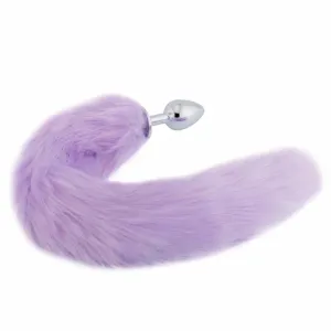 14 Purple Cat Tail Metal Plug
