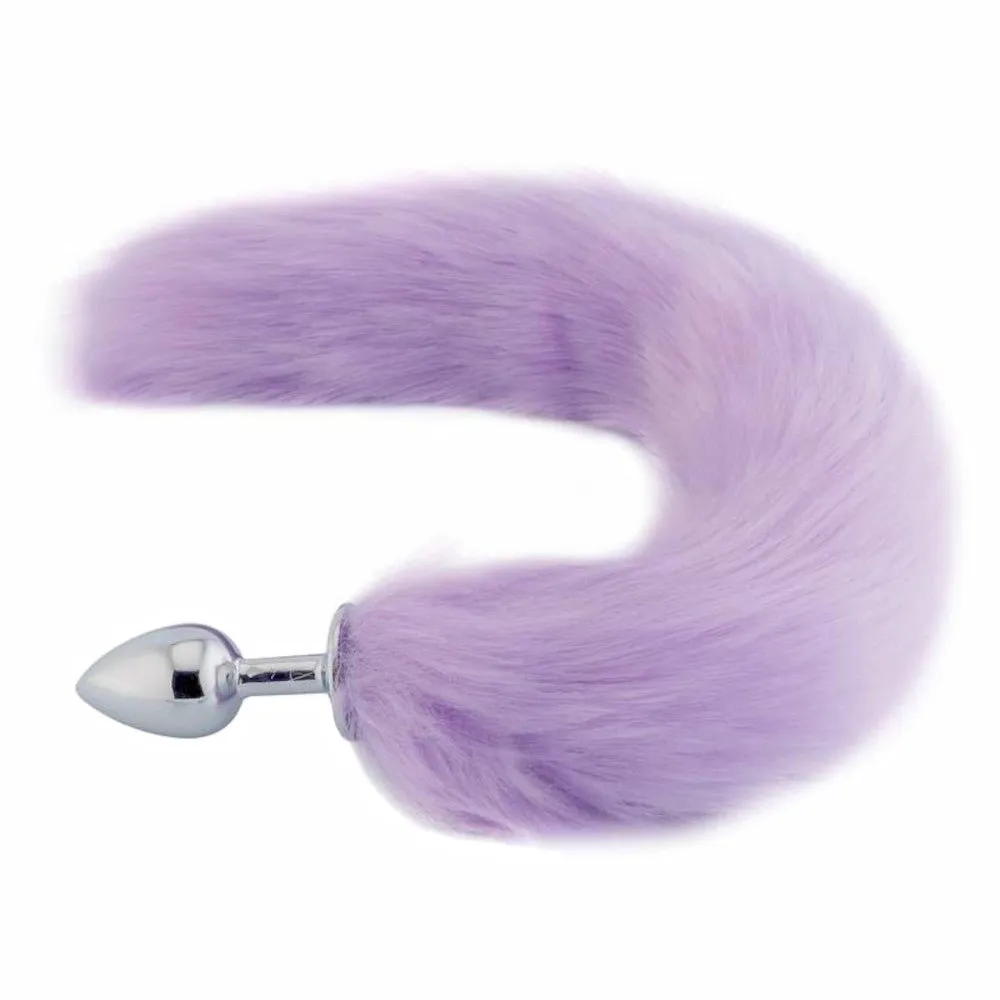 14 Purple Cat Tail Metal Plug
