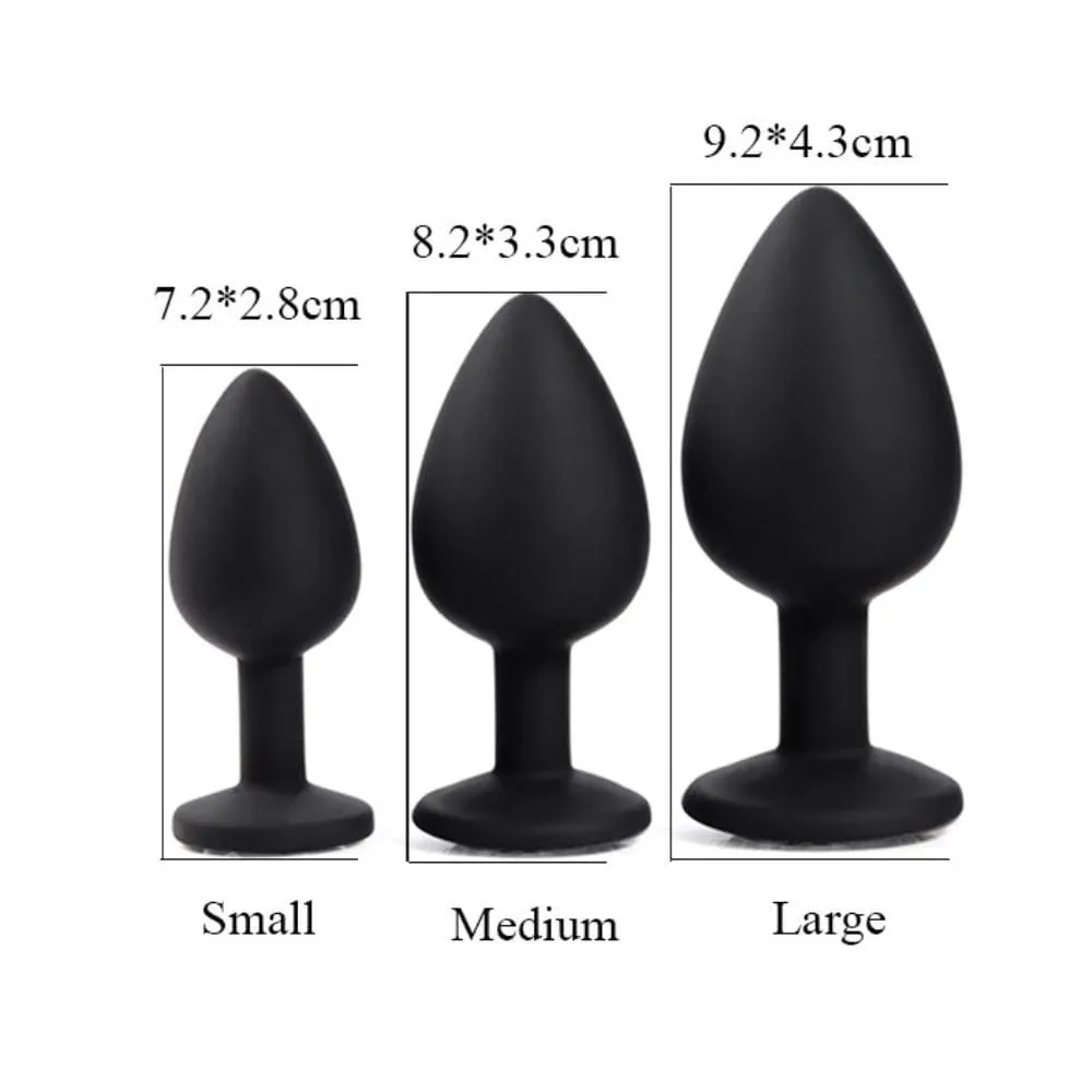15 Dark Fox Tail with Black Frosted Metal Plug and Extra Vibrator