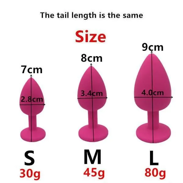15 Dark Fox Tail with Pink Silicone Princess-type Plug and Extra Vibrator