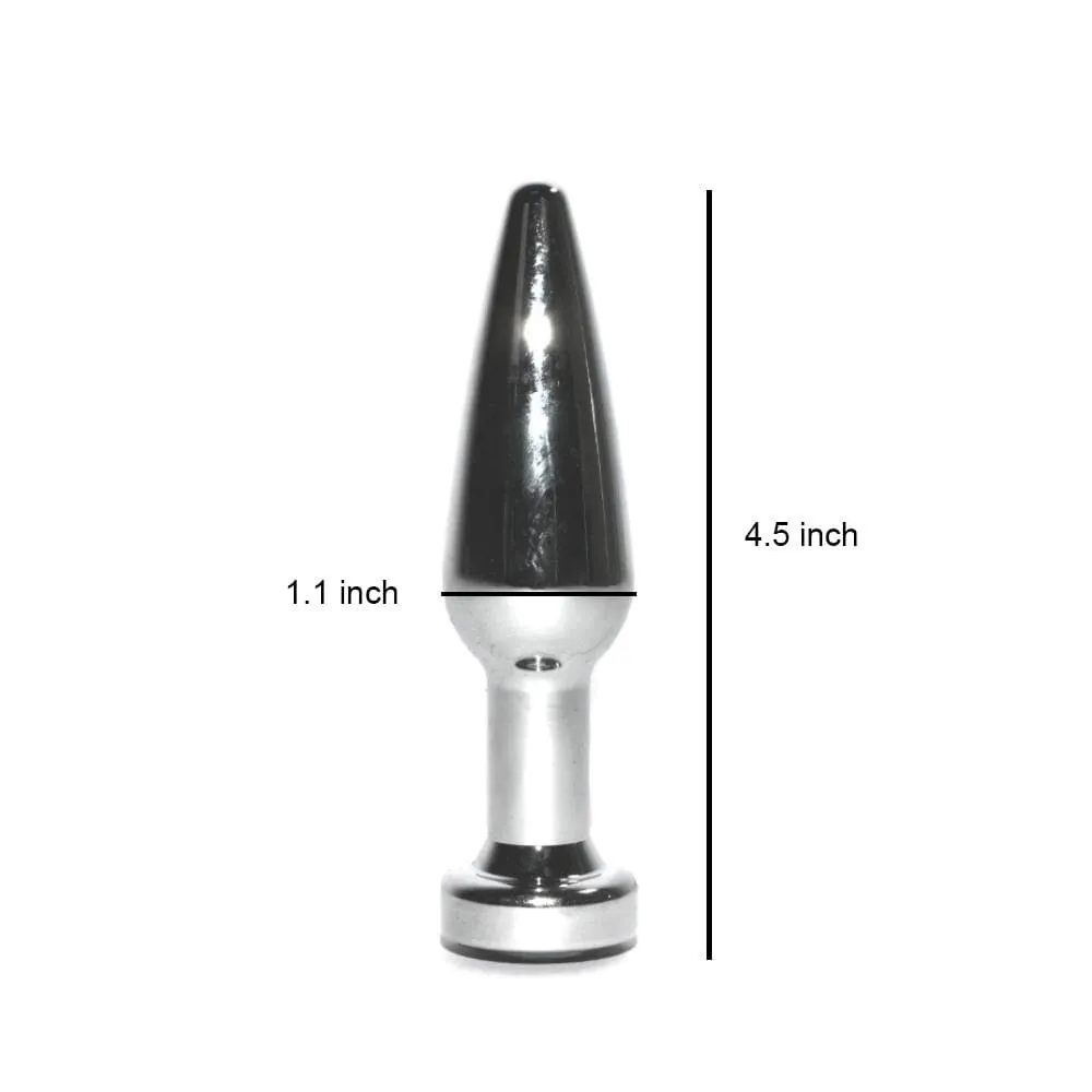 15 Dark Fox Tail with Veteran Style Plug and Extra Vibrator