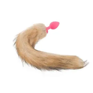 18 Fox Tail Silicone Plug