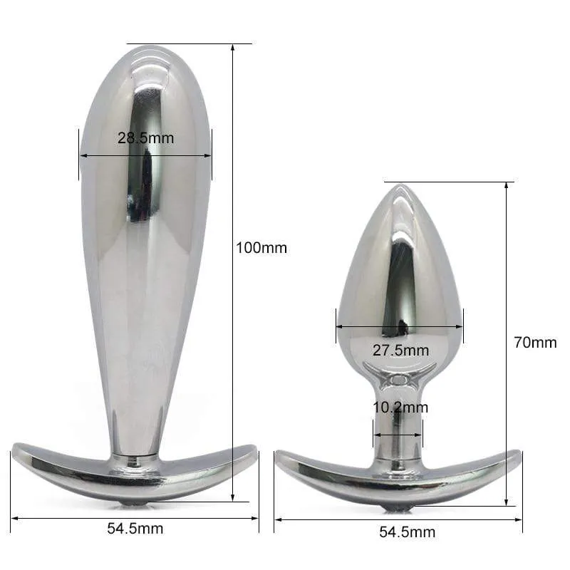 2.7 and 3.9 Stylish Jeweled Silver Plug