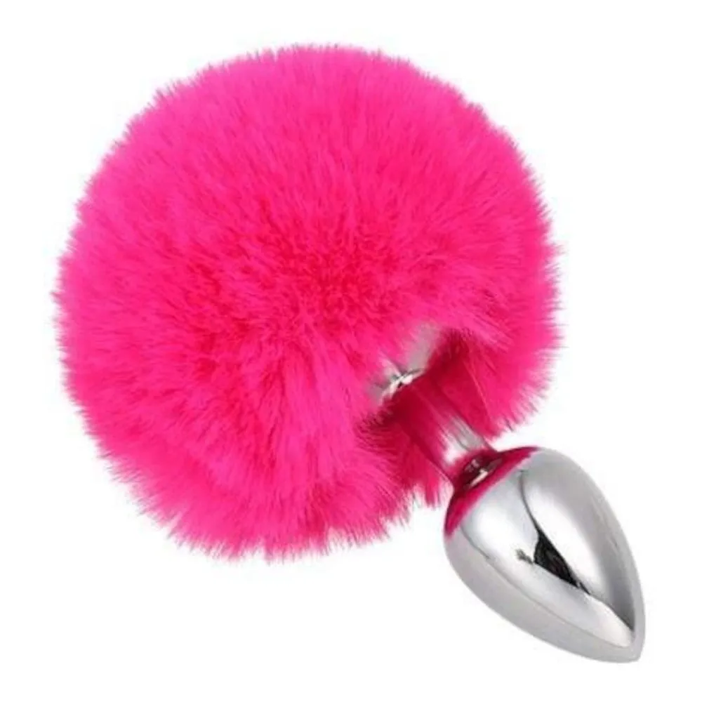 3 Bunny Tail Plug Stainless Steel