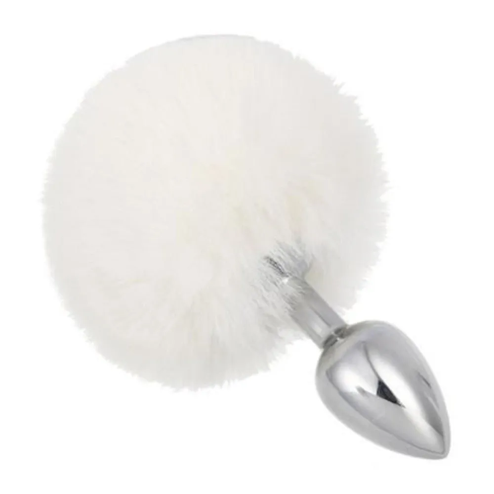 3 Bunny Tail Plug Stainless Steel