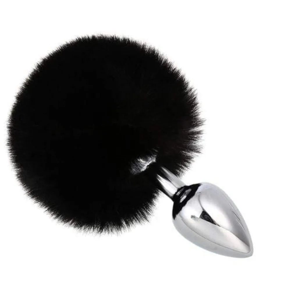 3 Bunny Tail Plug Stainless Steel
