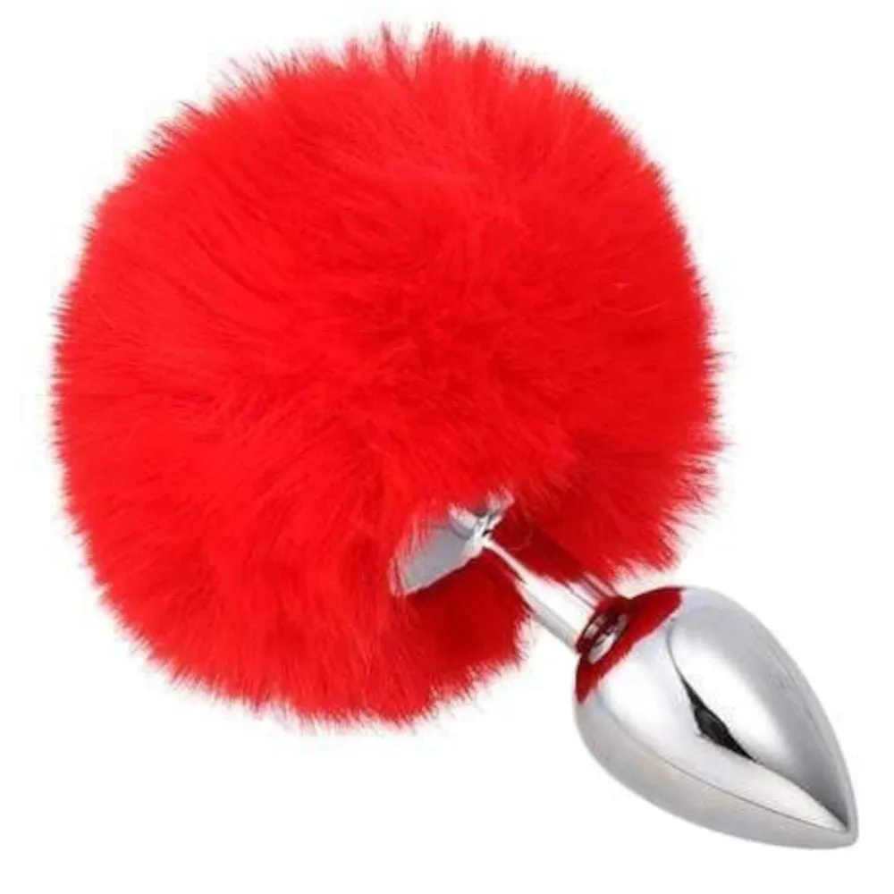 3 Bunny Tail Plug Stainless Steel