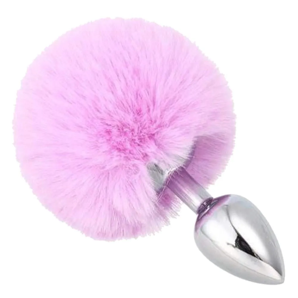 3 Bunny Tail Plug Stainless Steel
