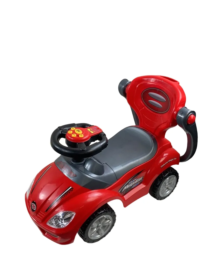 3-in-1 Deluxe Mega Push Ride on Car