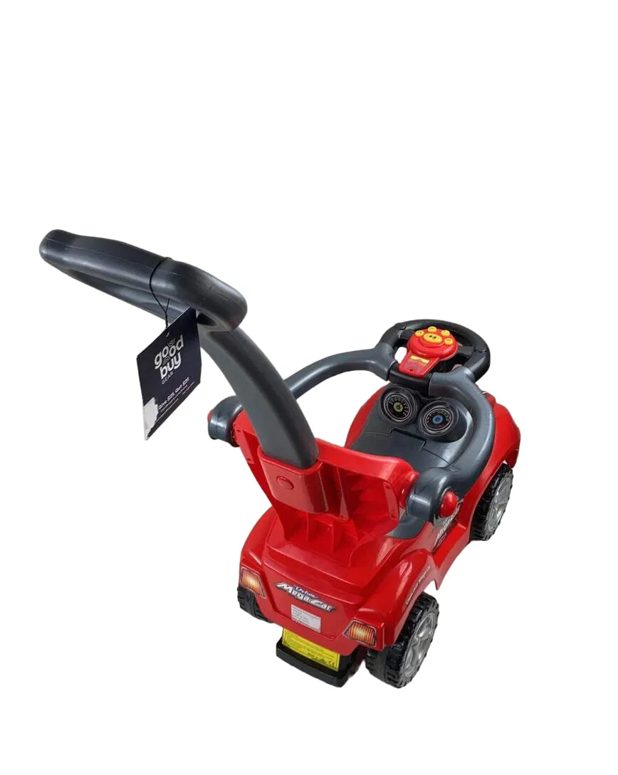 3-in-1 Deluxe Mega Push Ride on Car