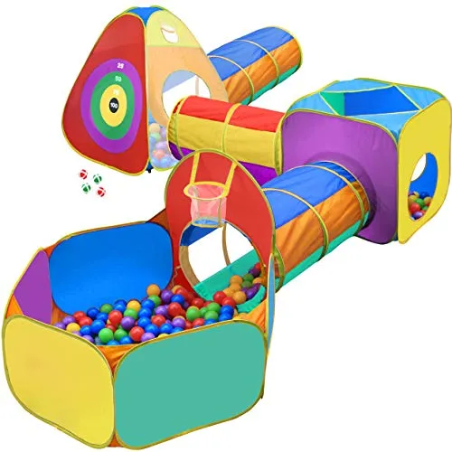 5 Piece Ball Pit Tent With Tunnels
