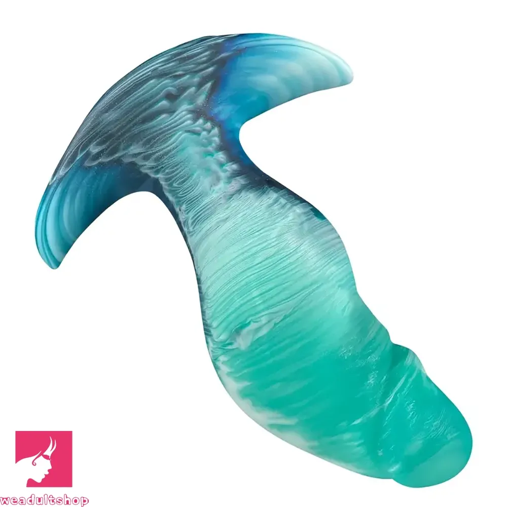 5.7in 6.69in 7.67in Wearable Butt Plug Anal Dildo Realistic Veins Soft Cock