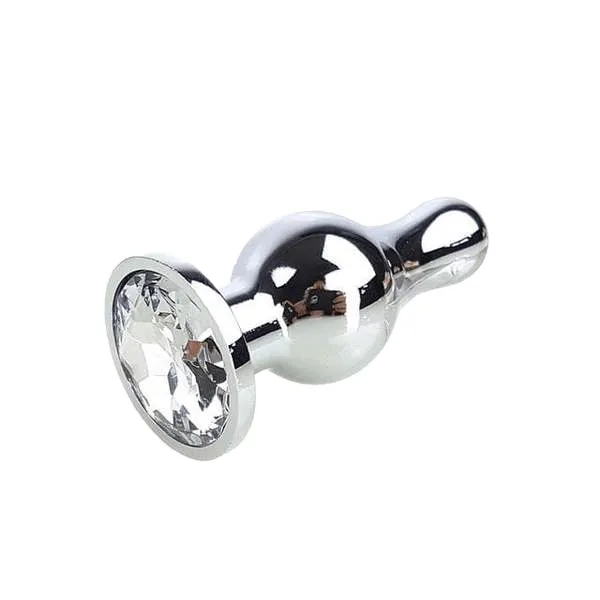 8 Colors Jeweled 3 Metal Plug