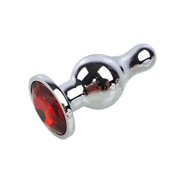 8 Colors Jeweled 3 Metal Plug
