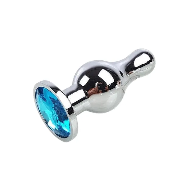 8 Colors Jeweled 3 Metal Plug