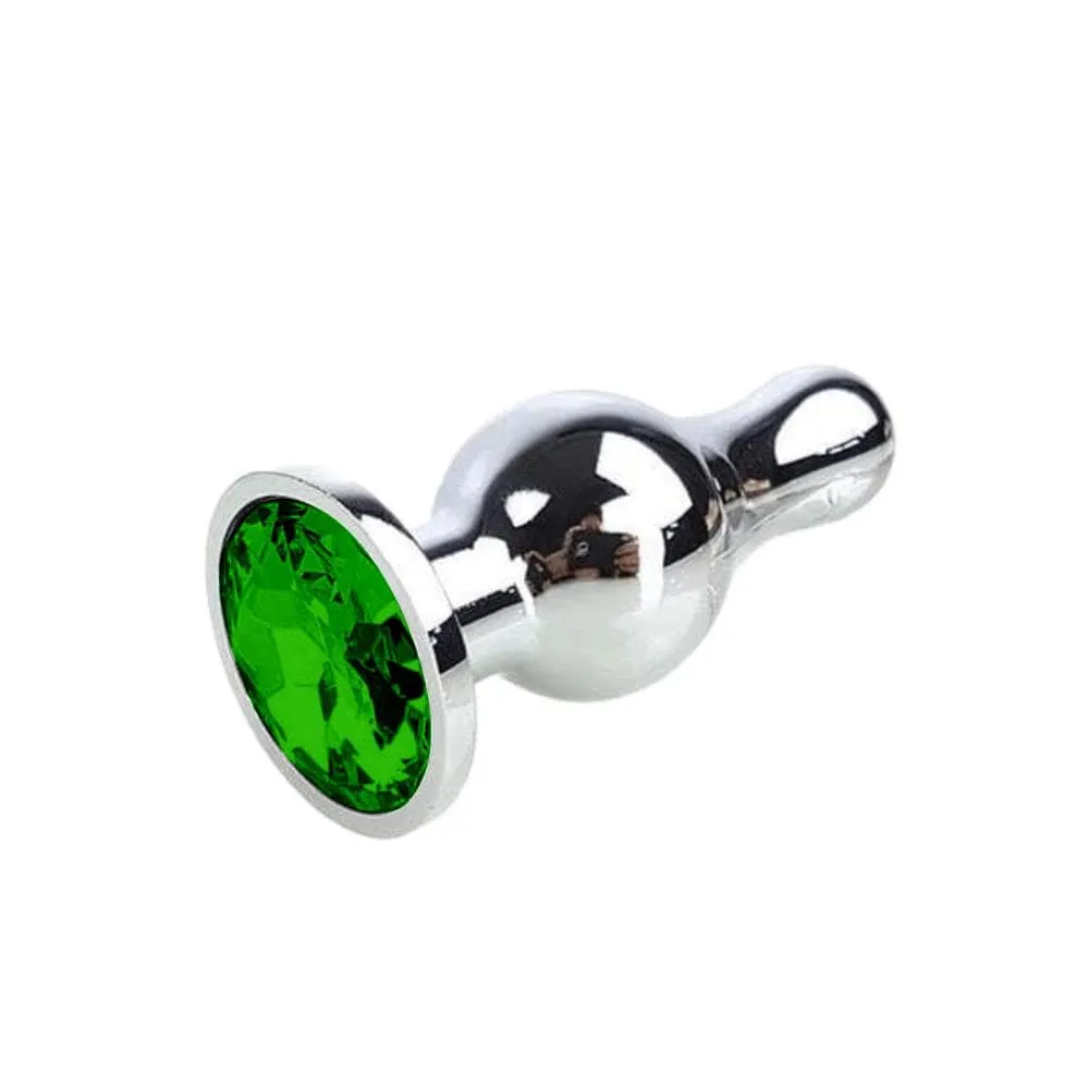8 Colors Jeweled 3 Metal Plug