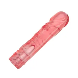 8 Vac-U-Lock Pink Crystal Dildo