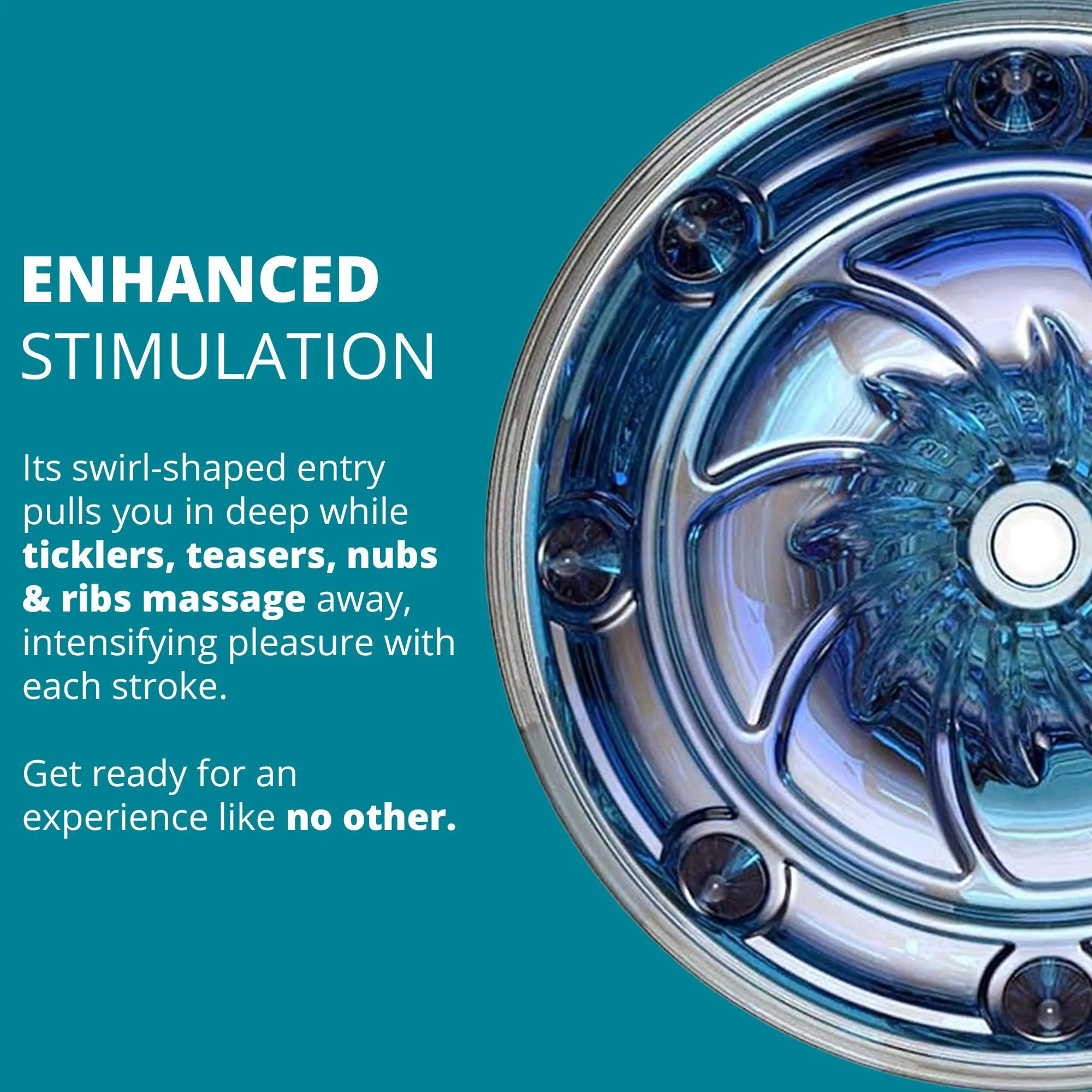 Adamandeve Trainer by Fleshlight - Electric Pocket Pussy with Intensity Chambers - 8.5 Jelly Silicone