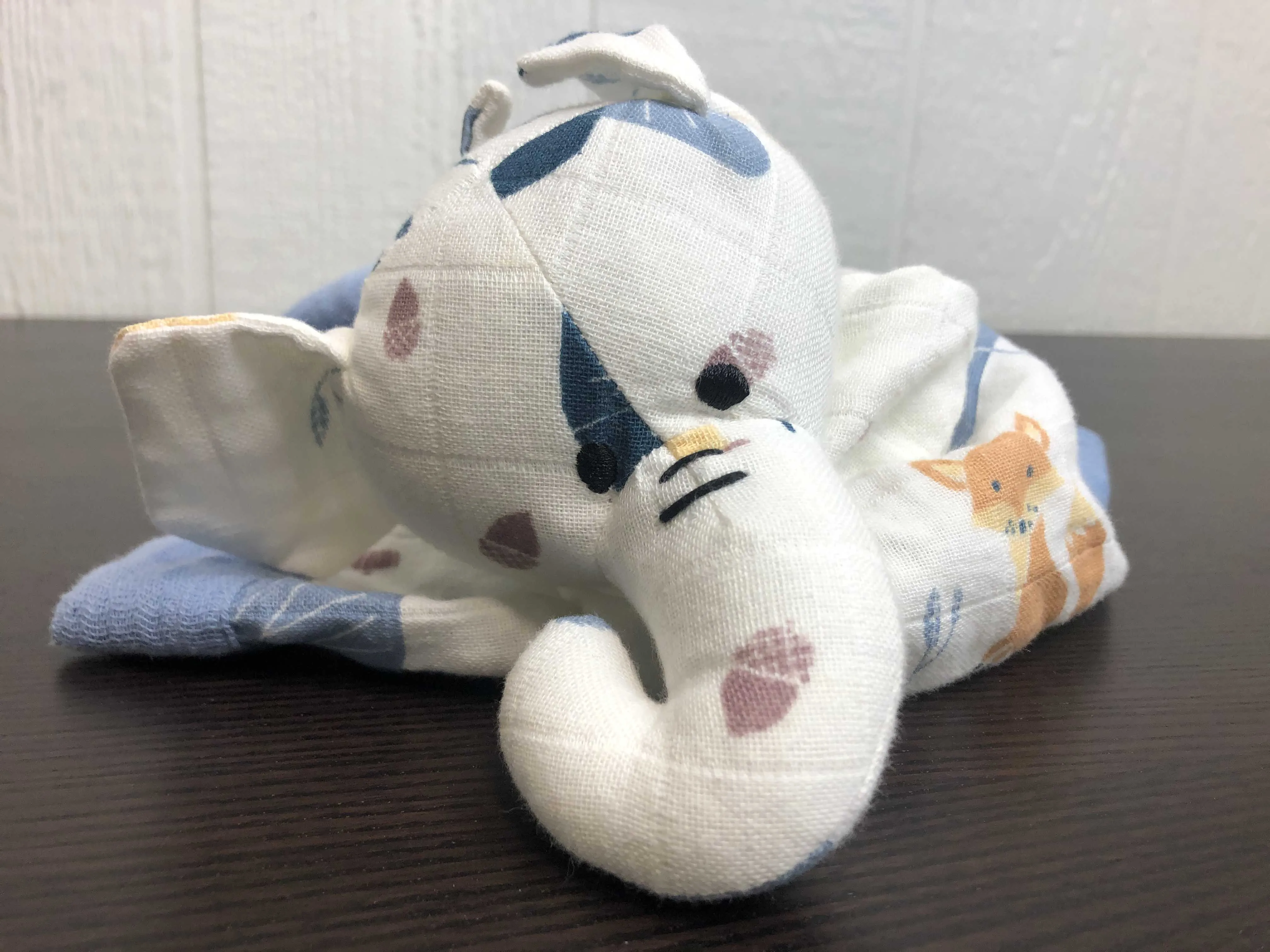 Aden   Anais Cotton Muslin Lovey Security Blanket, Elephant