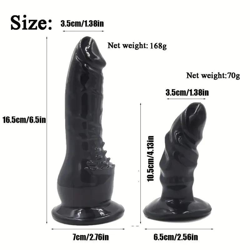 Adjustable Strap-On Dildo Set With 3 Massage Dildos PVC Polyester