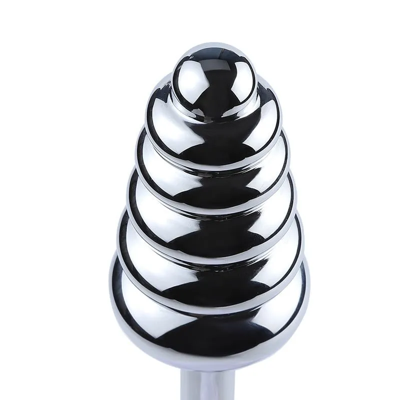 Aluminum Grip Anal Plug Erotic