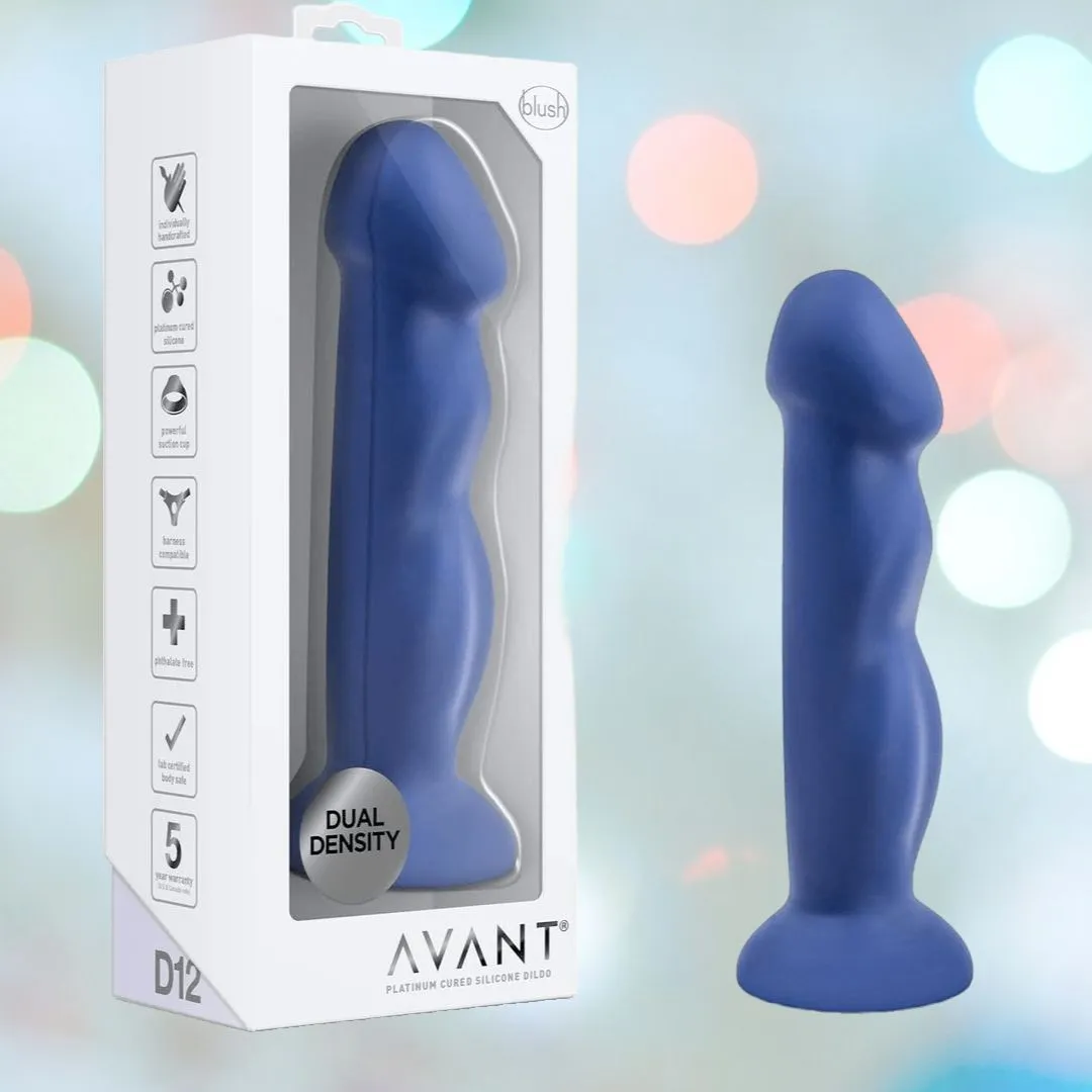 Avant D12 8 Silicone Dildo - Suko Indigo