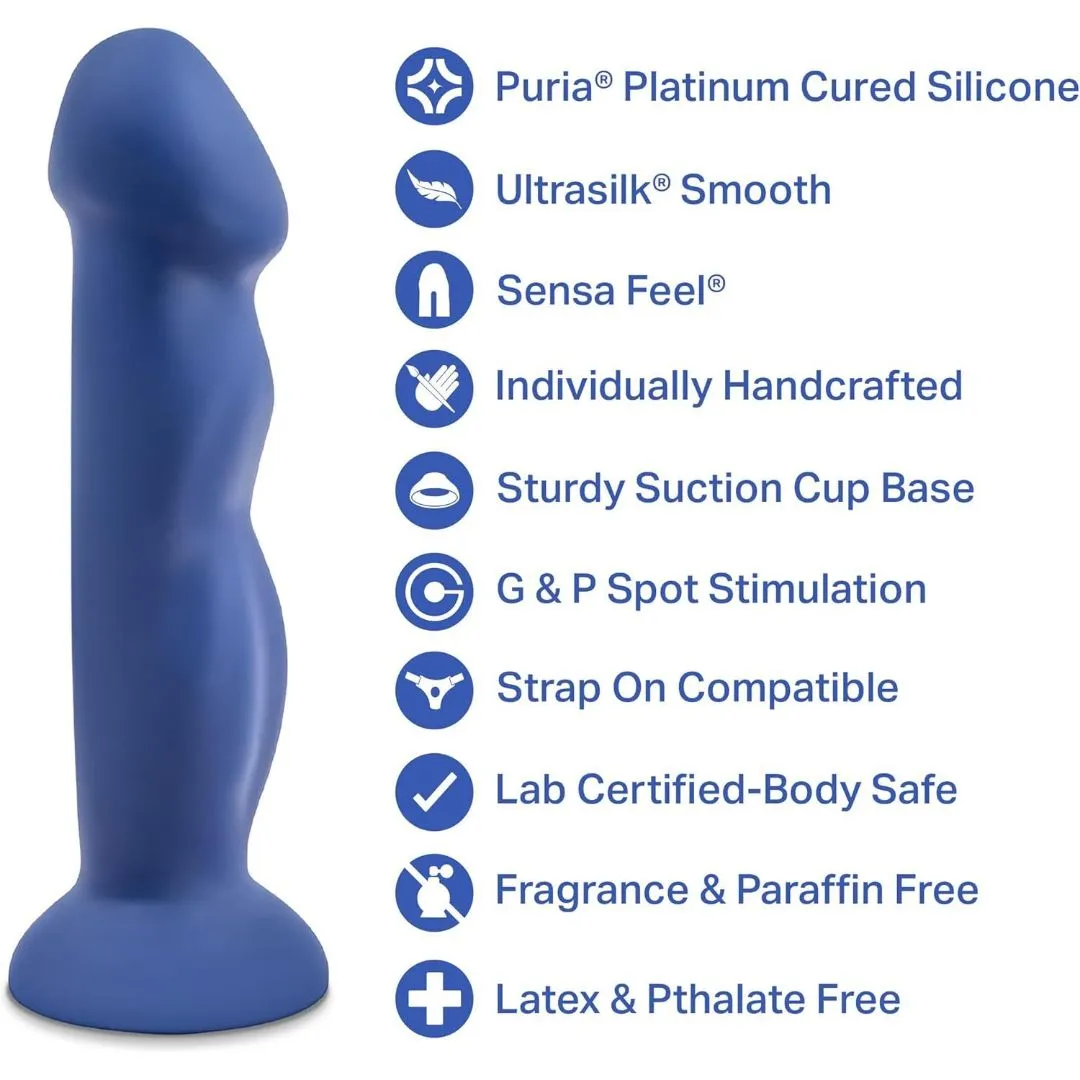 Avant D12 8 Silicone Dildo - Suko Indigo