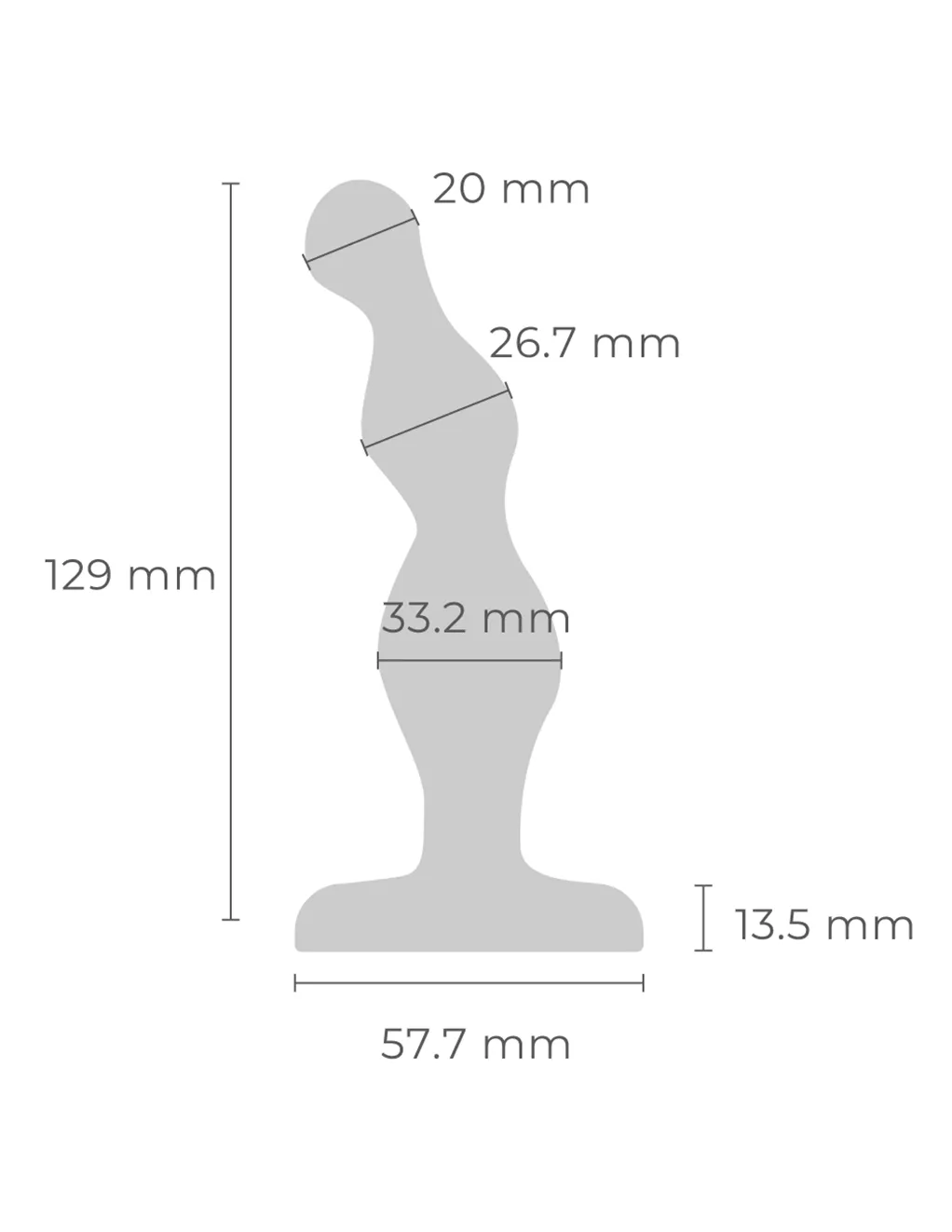B-Vibe Stainless Steel Anal Beads