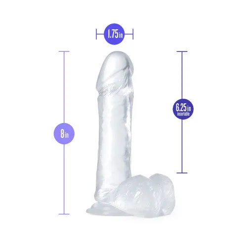 B YOURS Diamond Glimmer Dildo Clear 20 x 4.4 cm