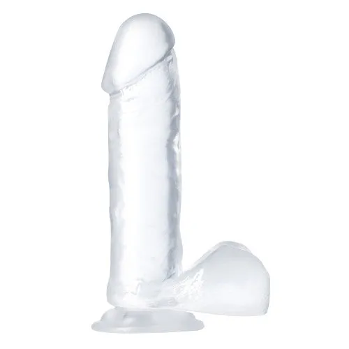 B YOURS Diamond Glimmer Dildo Clear 20 x 4.4 cm
