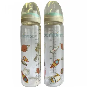 Bambino Meowter Space Adult Glass Bottle *DISCONTINUED*