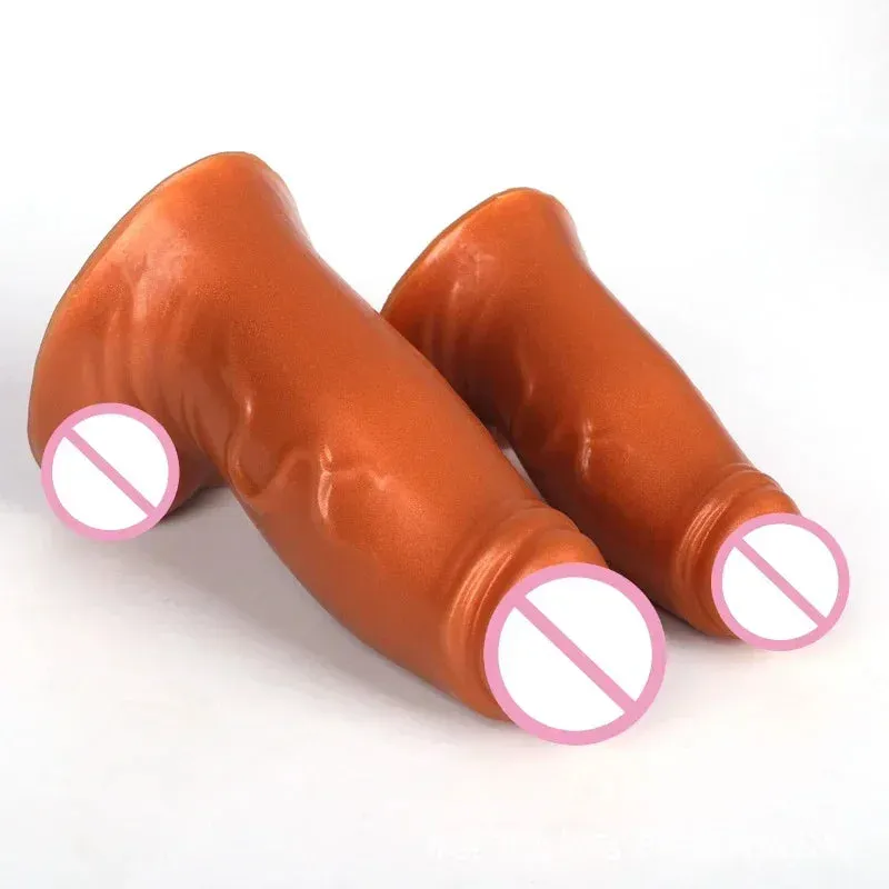 Big Girth Anal Dildo Butt Plug - Huge Silicone Realistic Dildos Male Female Sex Toys