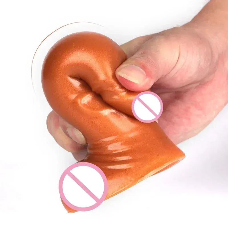 Big Girth Anal Dildo Butt Plug - Huge Silicone Realistic Dildos Male Female Sex Toys