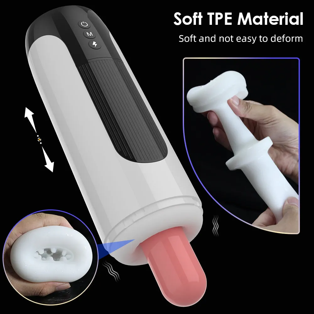 Blowjob Adult Stroker Male Masturbator - Automatic Thrusting Sucking Penis Masturbation Machine