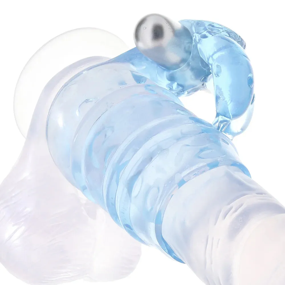 Calexotics 3 Way Double Dolphin Vibrating Penis Sleeve | 3 Speeds | Waterproof