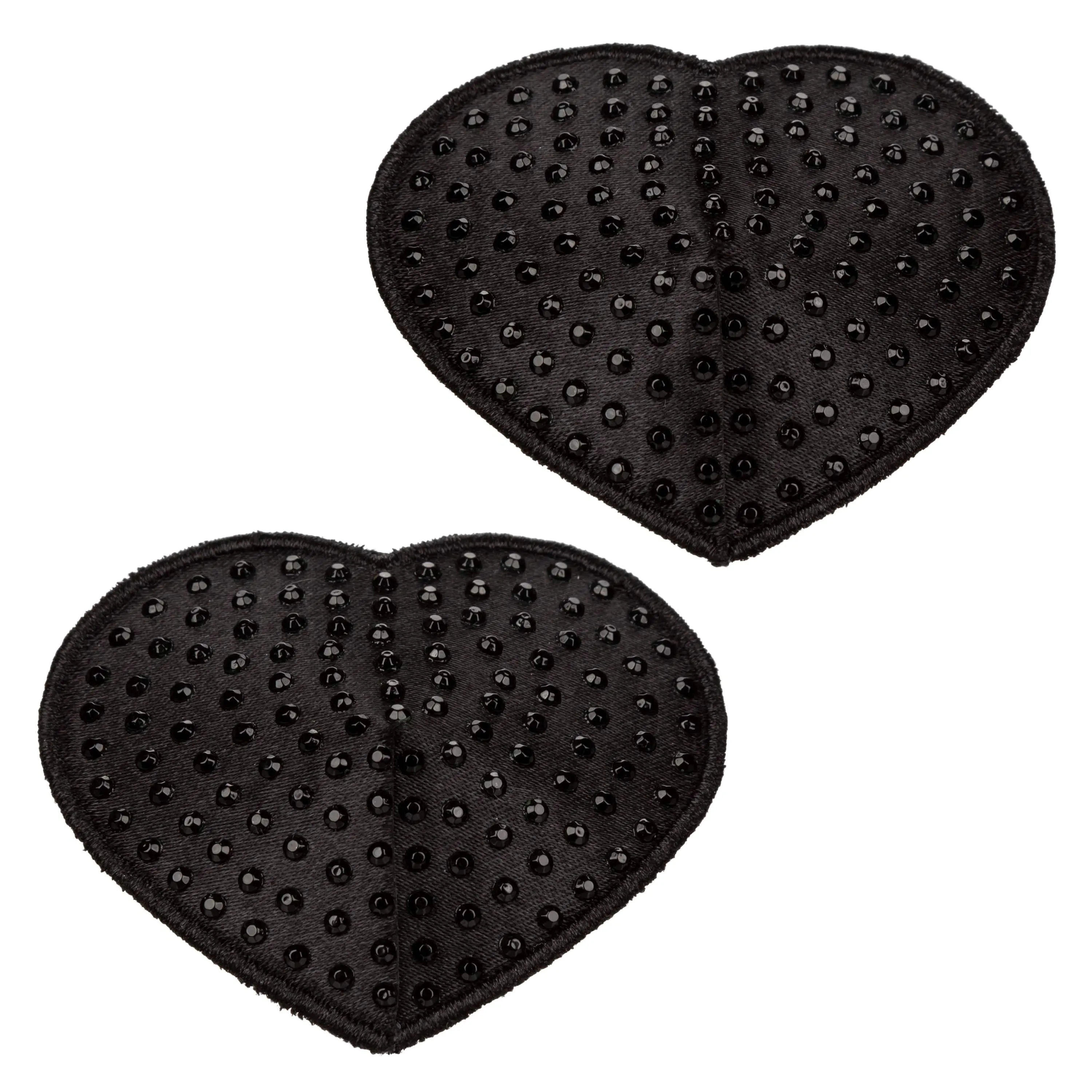 California Exotics - Radiance Heart Pasties Nipple Covers (Black)