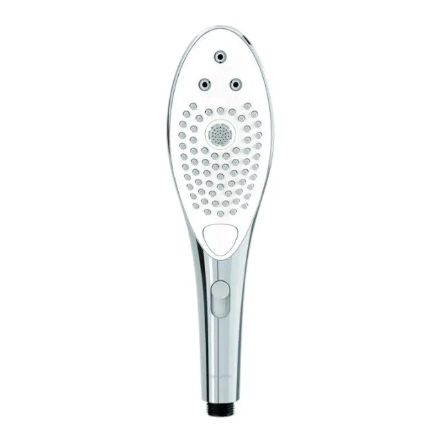 Cap de duș stimulator WOMANIZER Wave Chrome. pentru stimularea clitorisului. 3 tipuri de jet. 2 intensități. argintiu