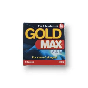 Capsule GOLD MAX Blue. pentru libido masculin și susținerea erecțiilor. 1 bucată