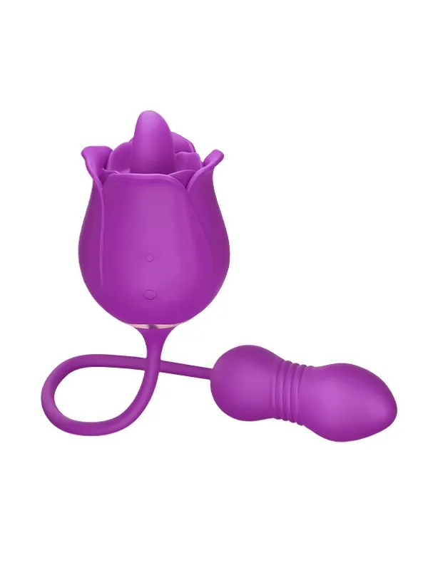 CARMEN | Sohimi 3 in 1 Tongue Licking Rose Toy Vibrator