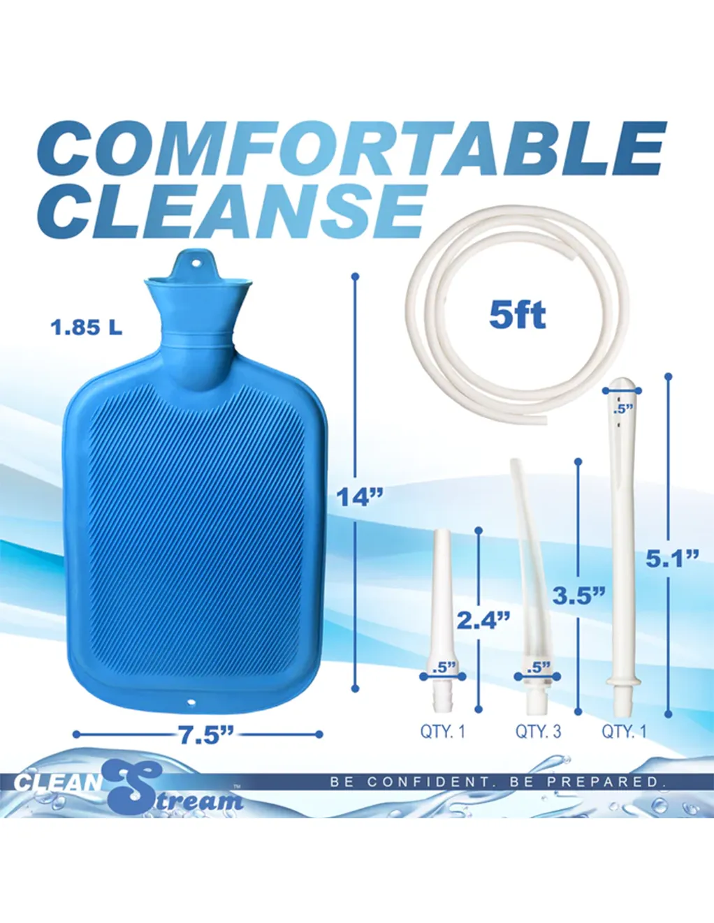 Cleanstream Deluxe Shower Enema Kit