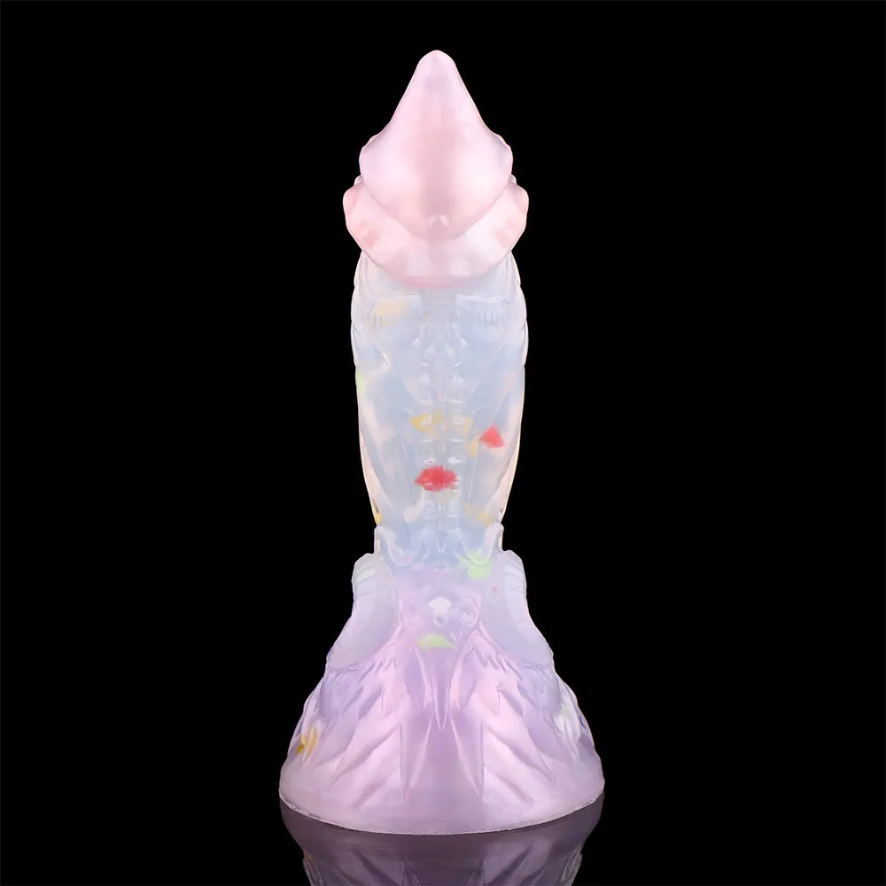 Clear Dildo Monsterdildo Butt Plug - Fantasy Dragon Penis Suction Cup Women Masturbator