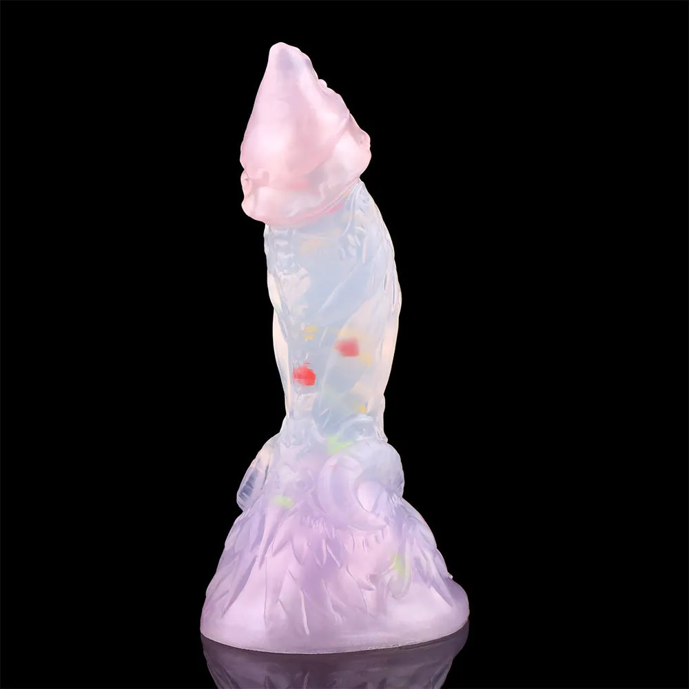 Clear Dildo Monsterdildo Butt Plug - Fantasy Dragon Penis Suction Cup Women Masturbator