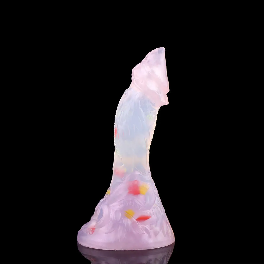 Clear Dildo Monsterdildo Butt Plug - Fantasy Dragon Penis Suction Cup Women Masturbator