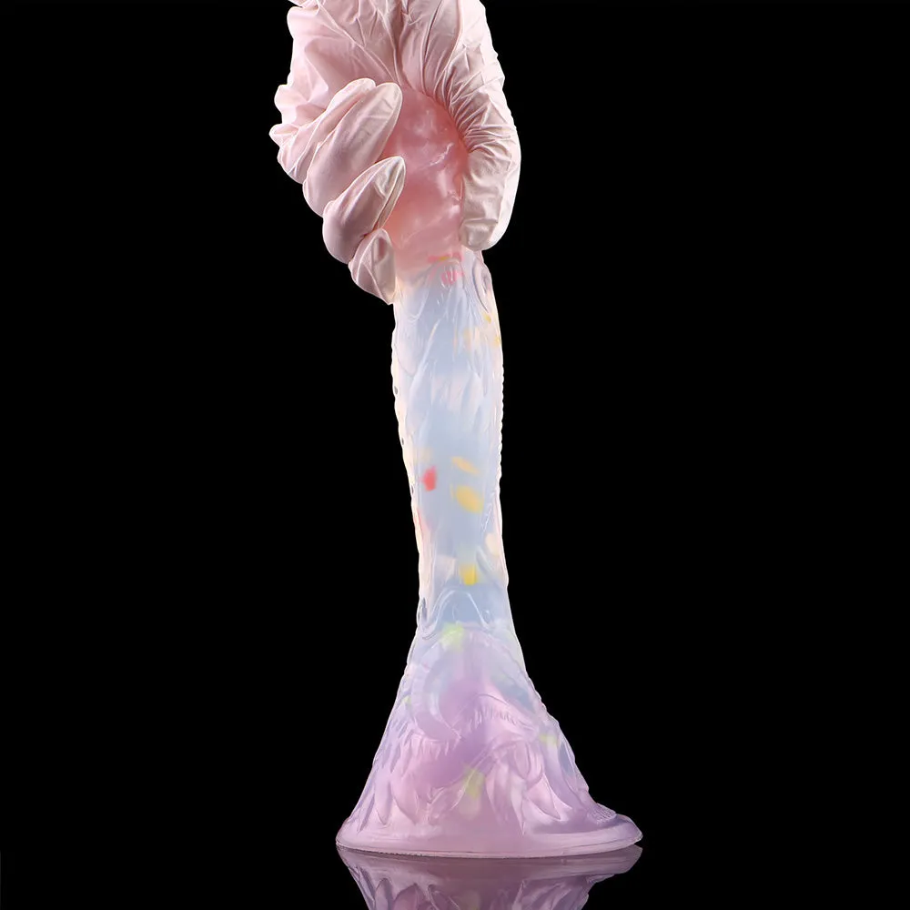 Clear Dildo Monsterdildo Butt Plug - Fantasy Dragon Penis Suction Cup Women Masturbator