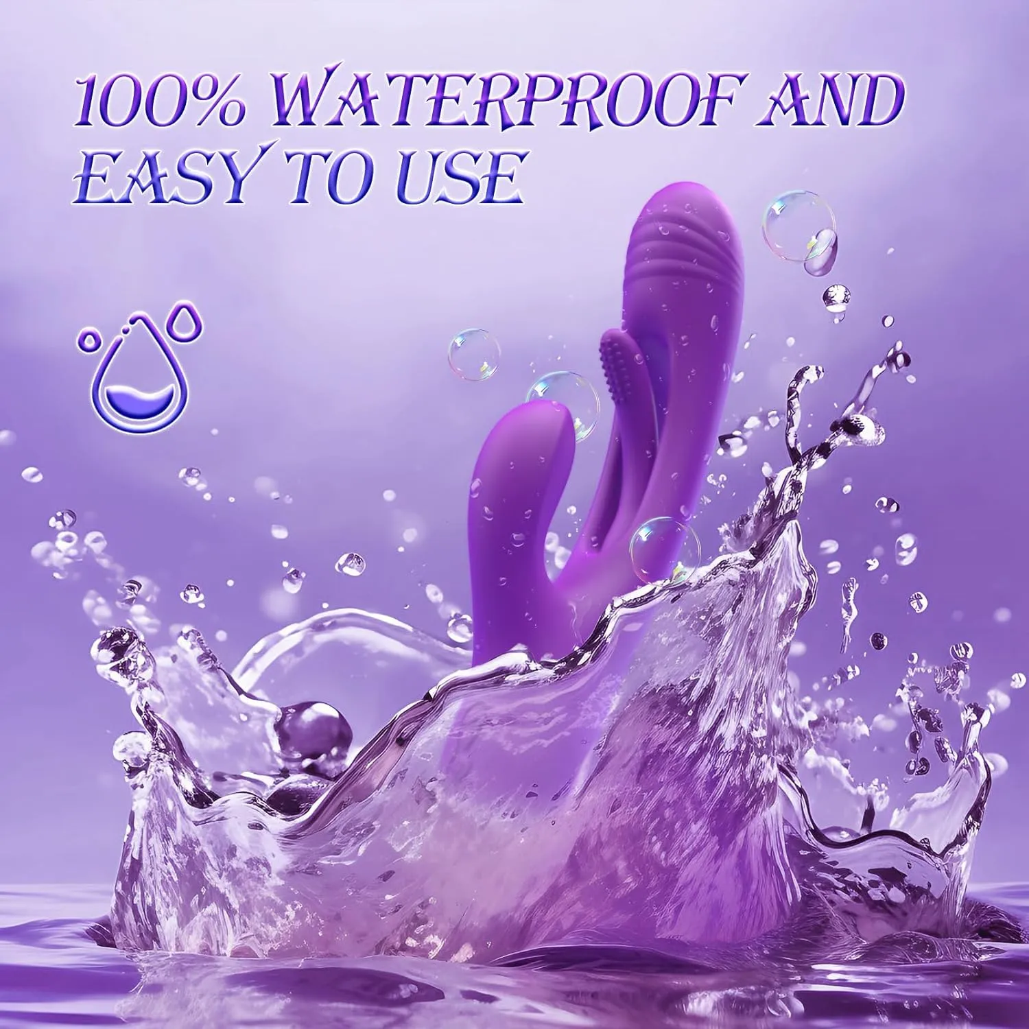 Clitoral G Spot Vibrator - Tongue Flapping Anal Dildo Female Sex Toys